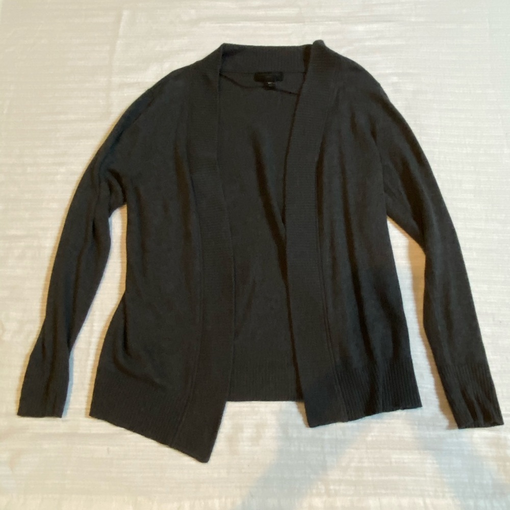 Gray cardigan